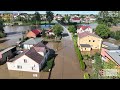 povodeň opava kateřinky kravaře 16.9.2024 dronem 4k