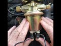 Marine Gasoline Engine Repair, Gas engine electric fuel pump conversion.  (Part 1)