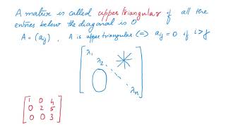 5.5 Upper triangular matrices