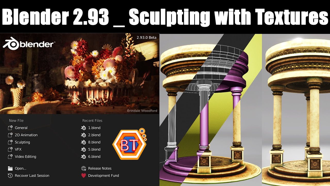 Blender 2.93 _ Sculpting With Textures | Stylized Modelling - YouTube