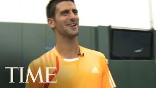 Novak Djokovic Impersonates John McEnroe | TIME