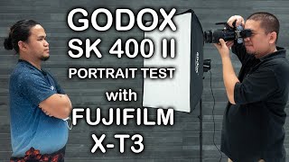 GODOX SK 400 II BEST VALUE STROBE PORTRAIT TEST WITH FUJIFILM XT3 AND FUJINON XF 50-140MM F2.8