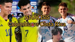 Análisis, Así puede juegar Colombia vs Costa Rica