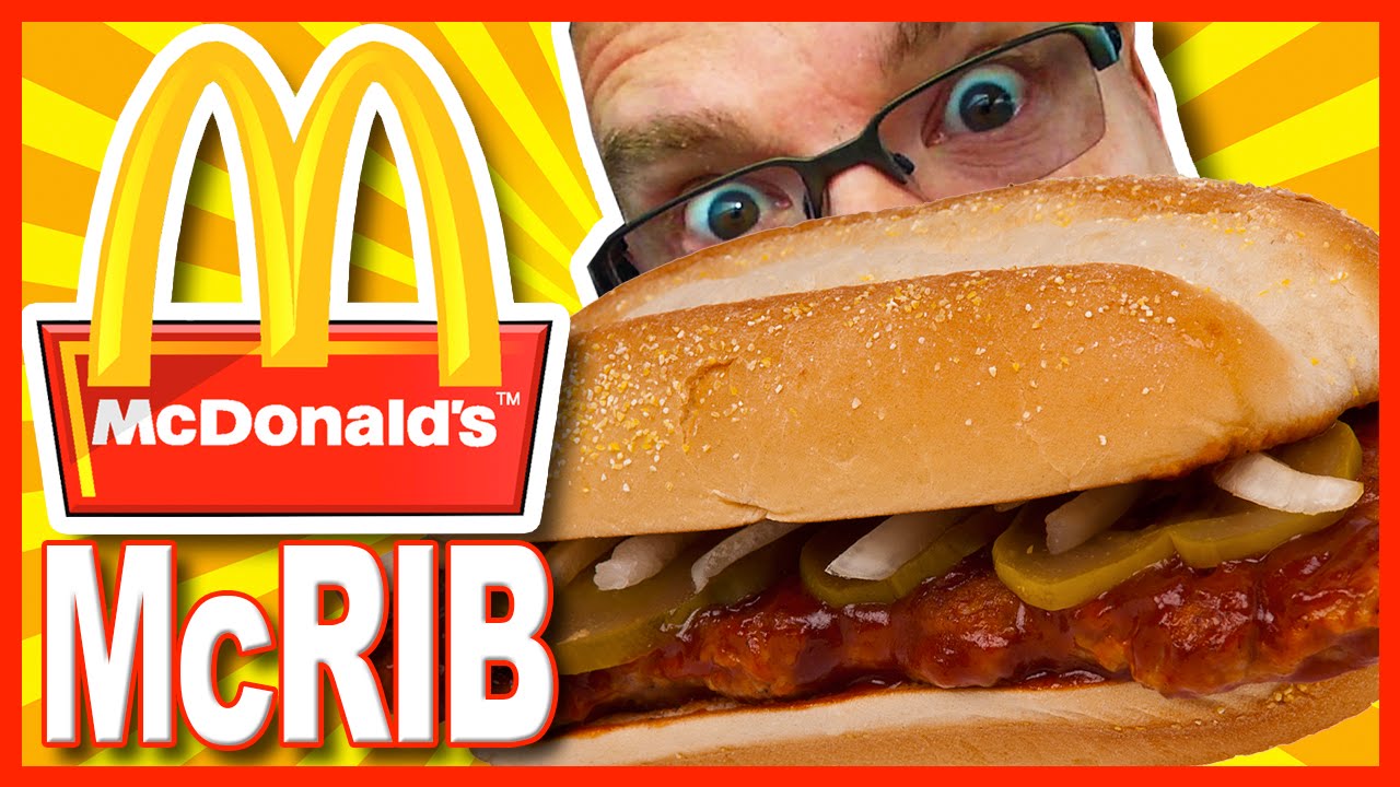 McDonald's McRib Combo Review And Drive Through Test - YouTube