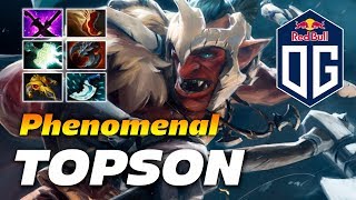 Topson Troll Warlord | OG FENOMENAL | Dota 2 Pro Gameplay