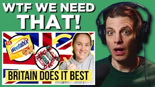 American Reacts to 9 British Things The Rest Of The World Really Needs!