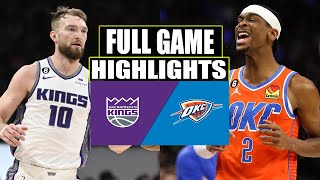 Oklahoma City Thunder VS Sacramento Kings FULL Game Highlights | December 14, 2023
