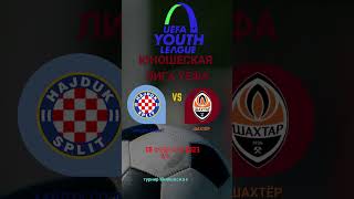 Хайдук Сплит U19  Хорватия Шахтёр U19 Украина. 08 февраля 2023  20:00 МСК. Юношеская лига УЕФА.