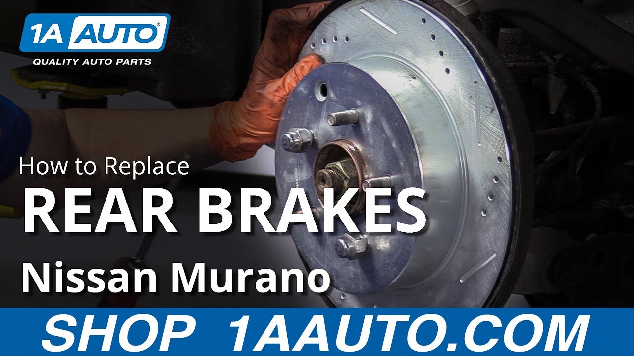 How To Replace Rear Brakes 2009-14 Nissan Murano | 1A Auto