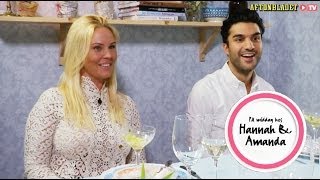 Magdalena Graaf och Farzad Farzaneh i På middag hos Hannah \u0026 Amanda