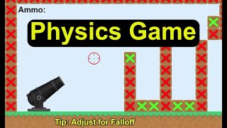 "Physics Game" -GDevelop Dev log (WS)