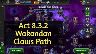 Act 8.3.2 Weapon Wakandan Claws Path, please subscribe