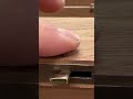 Lock installation #finewoodworking #satisfying #asmrsounds #unintentionalasmr #woodworking #madera