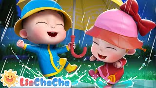 Rainy Day Song | Dress for the Rain | Music for Kids | LiaChaCha Nursery Rhymes & Baby Songs
