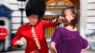 Karen Attacks A Royal Guard, Then.... (TERRIBLE IDEA)