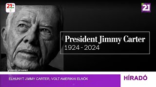 Elhunyt Jimmy Carter, volt amerikai elnök