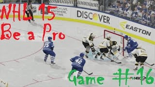 EA SPORTS NHL 15 Be a Pro Game 16 vs Boston Bruins