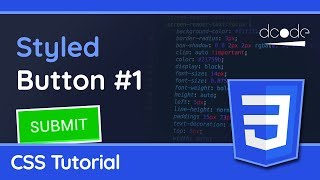 Styled Button in CSS #1 | Web Design Tutorial