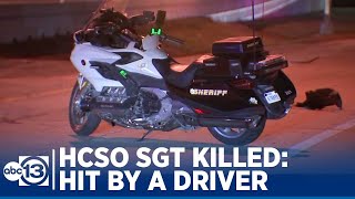 HCSO sergeant hit and killed by driver while directing traffic