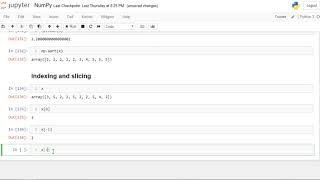 Python NumPy - part 2
