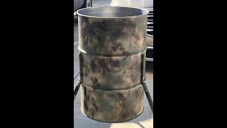 Dyi 55 GALLON DRUM DEER FEEDER ON THE CHEAP. ALOT CHEAPER THAN THE STORES !