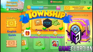 Township Avatar Freeze Italian Holiday New Code Gameguardian And Nox Emulator gg English Guide