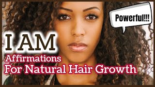 Grow Natural Hair LONG \u0026 FAST w/ Mind Magic 🎧 Positive Affirmations Hypnosis (Morning Inspiration)