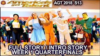 The PAC Dance Team FULL STORY / INTRO STORY America's Got Talent 2018 QUARTERFINALS 1 AGT