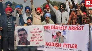 Sikh Groups Protest Against Congress At Delhi