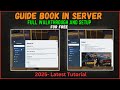 Guide Book Tutorial: Share Server Rules and Info Easily in FiveM | 2025