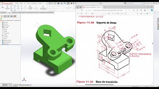 Base de trasmicion en Solidworks 2018