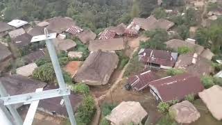 Aerial view of Zangkham Village