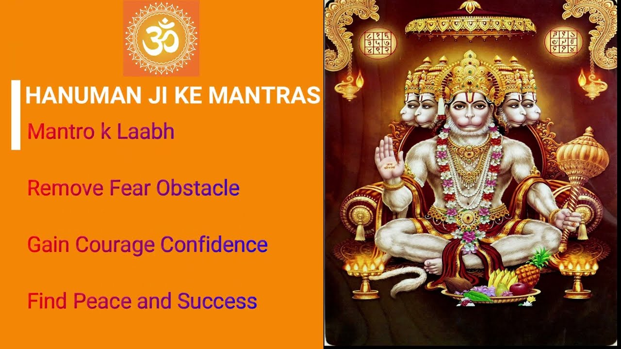 Powerful Mantras Of Hanuman Ji And Its Benfits. हनुमान जी के शक्तिशाली ...