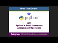 Python Assignment Operators