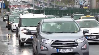 İstanbul trafiğinde bayram yoğunluğu