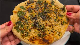 BUTTER GARLIC NAAN BREAD AT HOME😱EASY GHEE GARLIC NAAN WITHOUT TANDOOR❤️