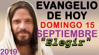 Evangelio de Hoy Domingo 15 de Septiembre de 2019 | REFLEXIÓN | Red Catolica