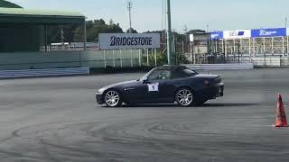 S2000 AP1 筑波サーキット ジムカーナ場 練習会PM(外撮り) 2023.10.14