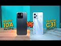 MENCARI Hp 1 JUTAAN TERBAIK..!! REDMI 10A VS REALME C31 BAGUS MANA.??