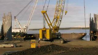 Sheet pile installation CHDK timelapse