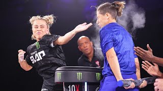 Ex-estrela do UFC dá o recado | Paige VanZant vs Christine Wolmarans | Power Slap 8 - Luta Completa