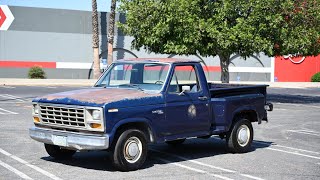 1981 Ford F100 Stepside Woodbed Sixcylinder Schaltgetriebe