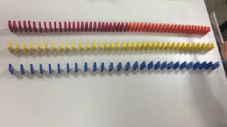 speed of sound in solid liquid gas with dominoes