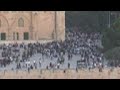 Eid prayer at Al Aqsa compound in Jerusalem