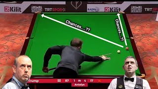 Unexpected shots in snooker history !