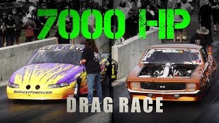 7,000 HP Drag Race!