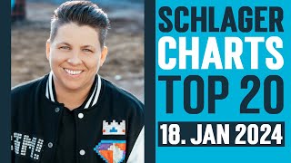 Schlager Charts Top 20 - 18. Januar 2024