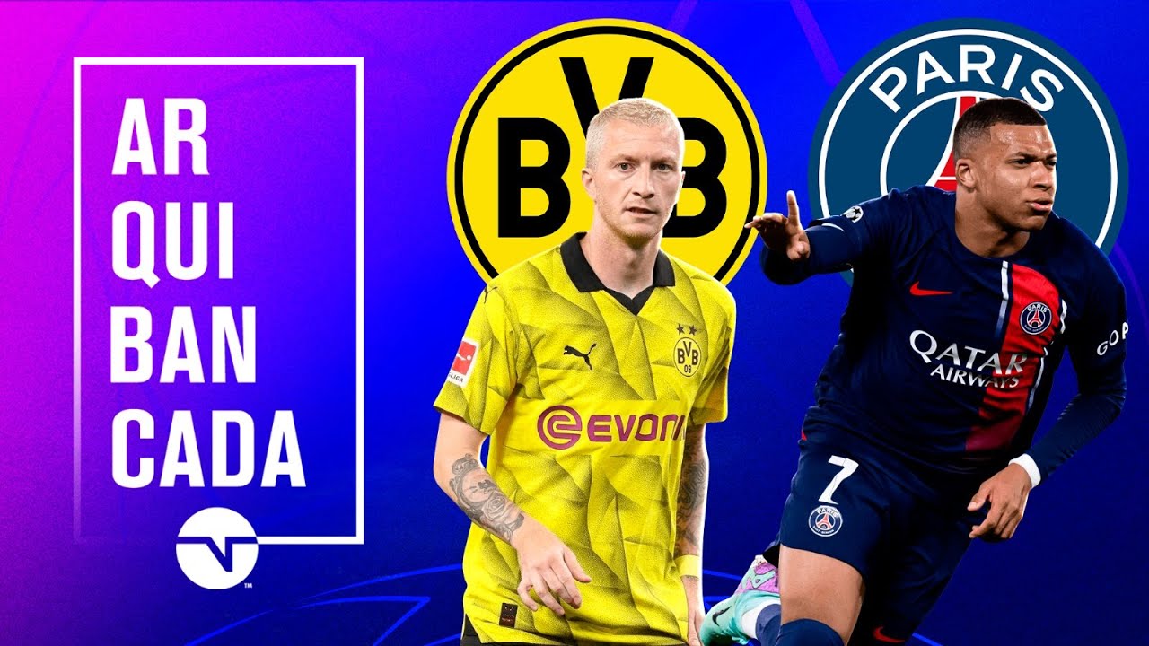 BORUSSIA DORTMUND X PSG (PRÉ-JOGO + NARRAÇÃO AO VIVO) | CHAMPIONS ...