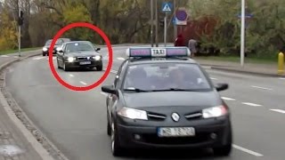 [POLICJA] BMW E38 warszawskiej drogówki alarmowo (11.11.2015)