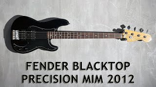 Fender Blacktop Precision Bass MIM 2012